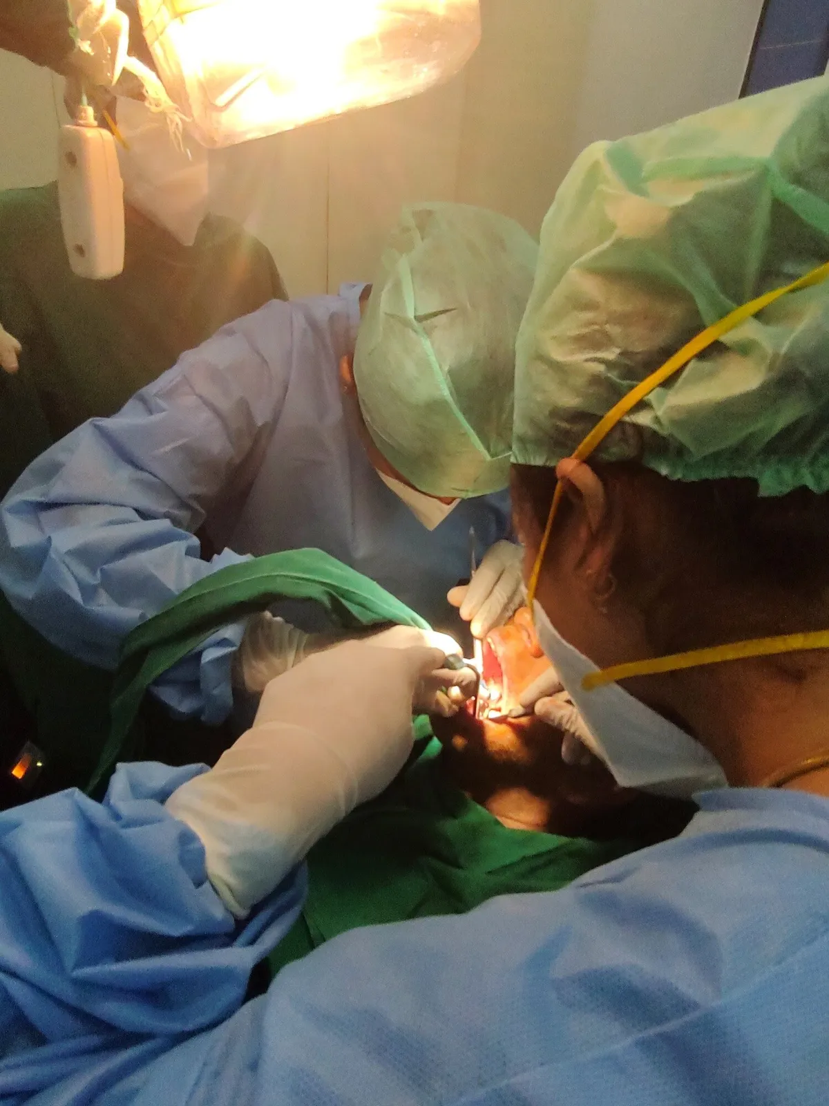 Dr. Ramakrishna and Surgical Nursing Team Performing Treatment Guntur