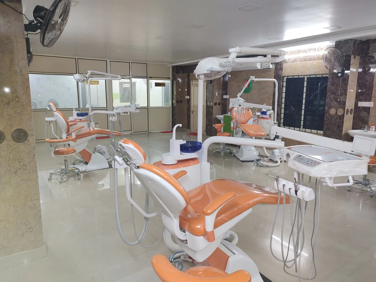 Modern Dual Dental Chair Operatory Suite at Myla Dental Care Guntur