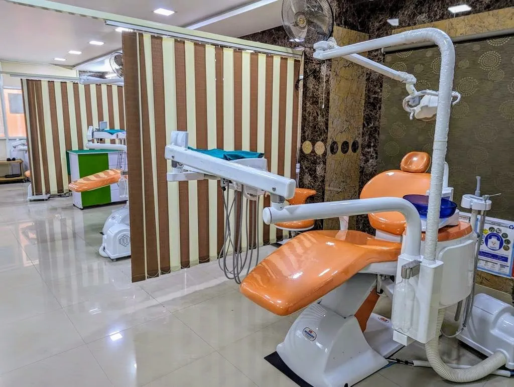 Advanced dental operatory delivery unit and equipment at Myla Dental Care Guntur